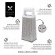 Ralador 4 Faces 22cm De Altura Quadrado Branco Aço Inox Mimo Style